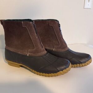 RedHead Rubber Duck Boots Thinsulate Lined Leather Tops Slip Resistant Soles
